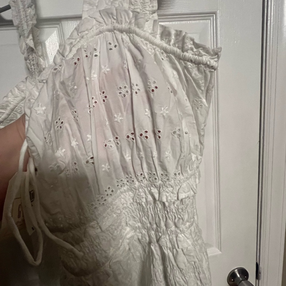 Off white Gap Doen eyelet dress NWT - Picture 7 of 9